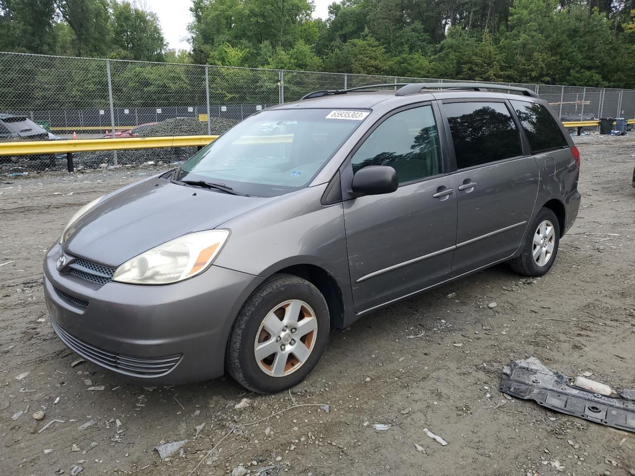 TOYOTA SIENNA 2005 5tdza23cx5s344591