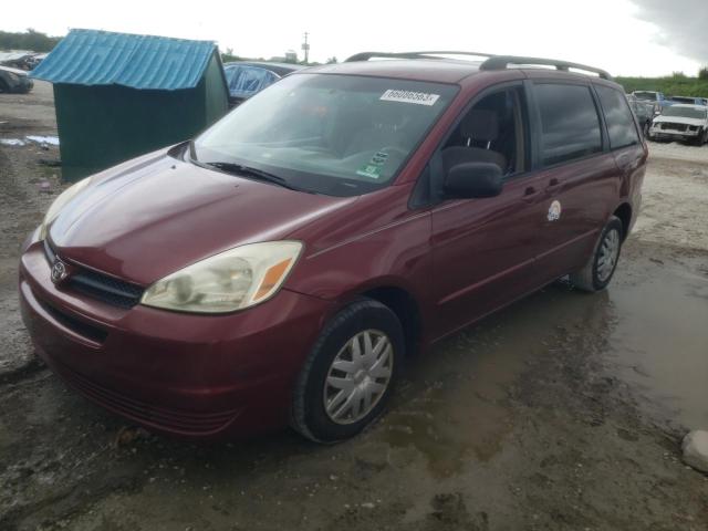 TOYOTA SIENNA CE 2005 5tdza23cx5s350620