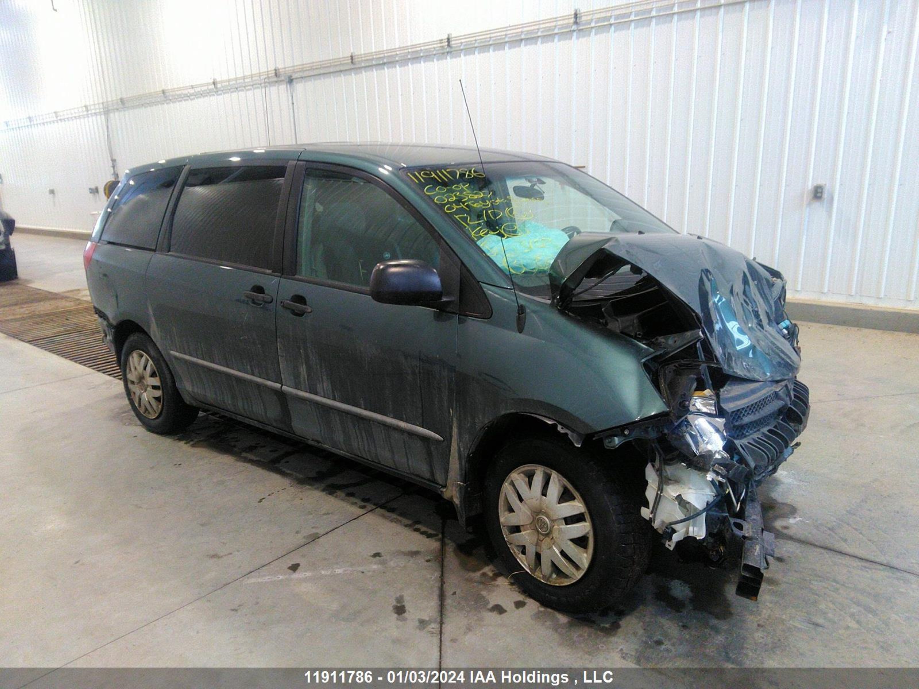 TOYOTA SIENNA 2004 5tdza29c04s023827