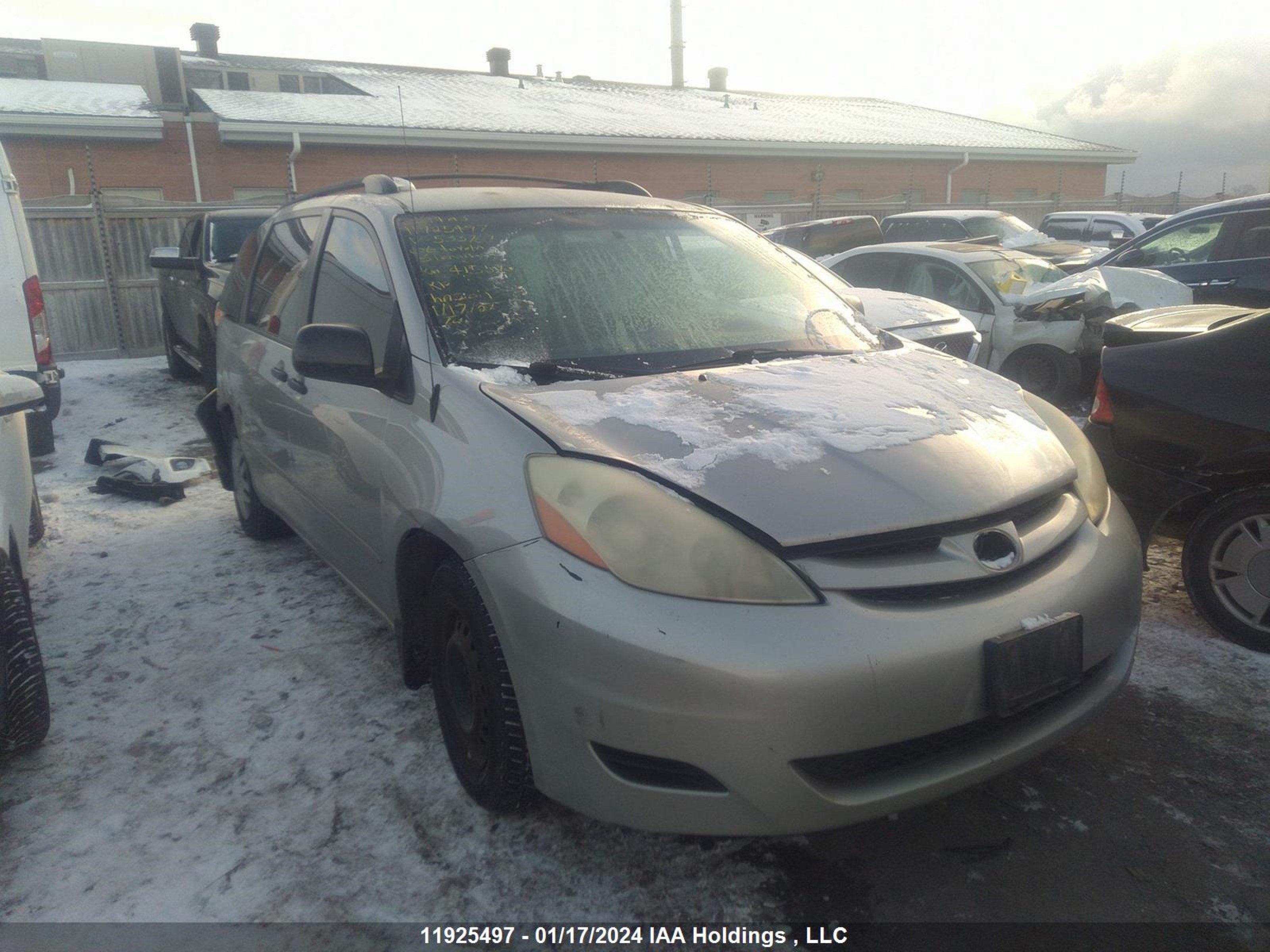 TOYOTA SIENNA 2006 5tdza29c16s533767