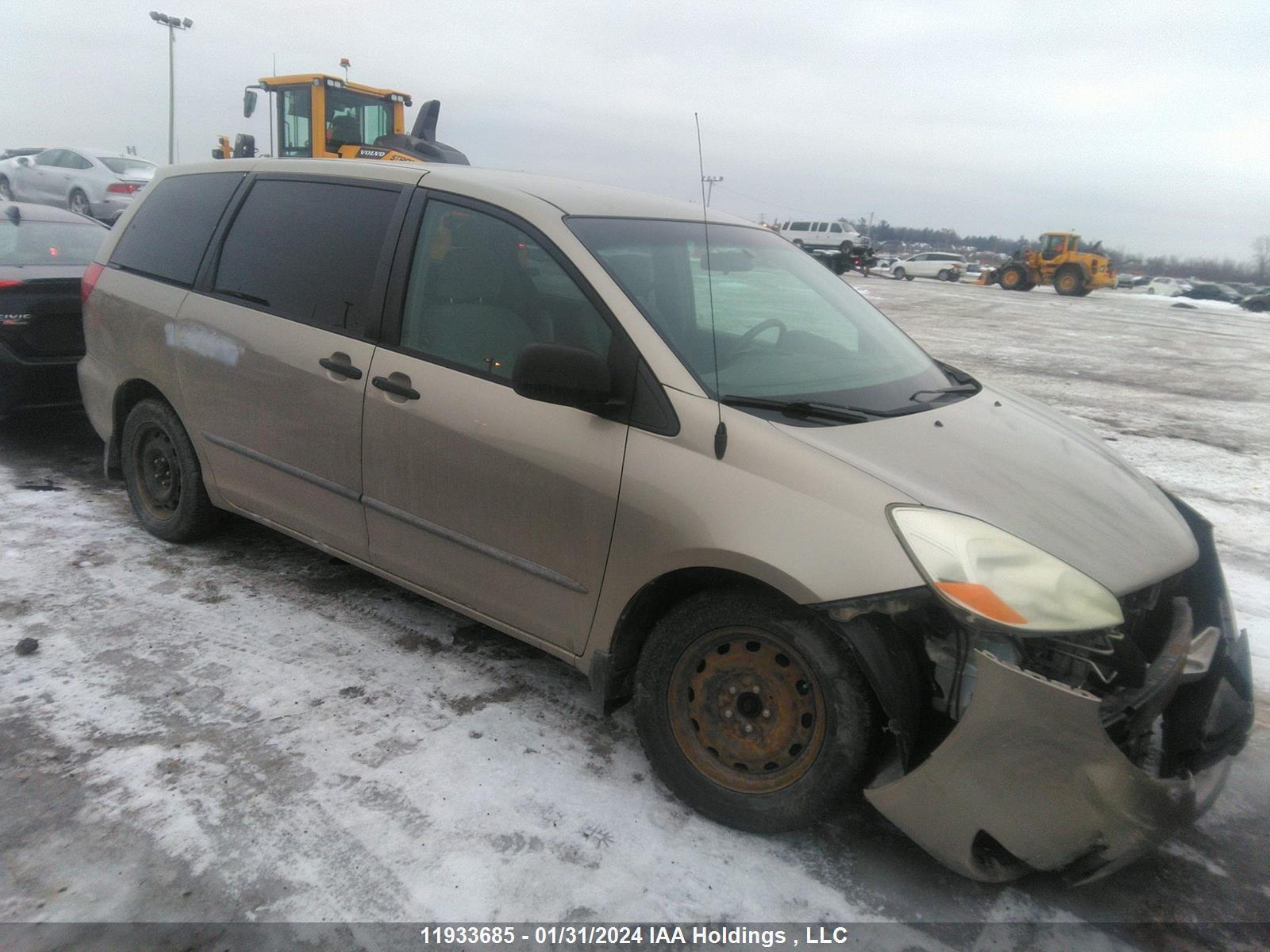 TOYOTA SIENNA 2004 5tdza29c24s001814