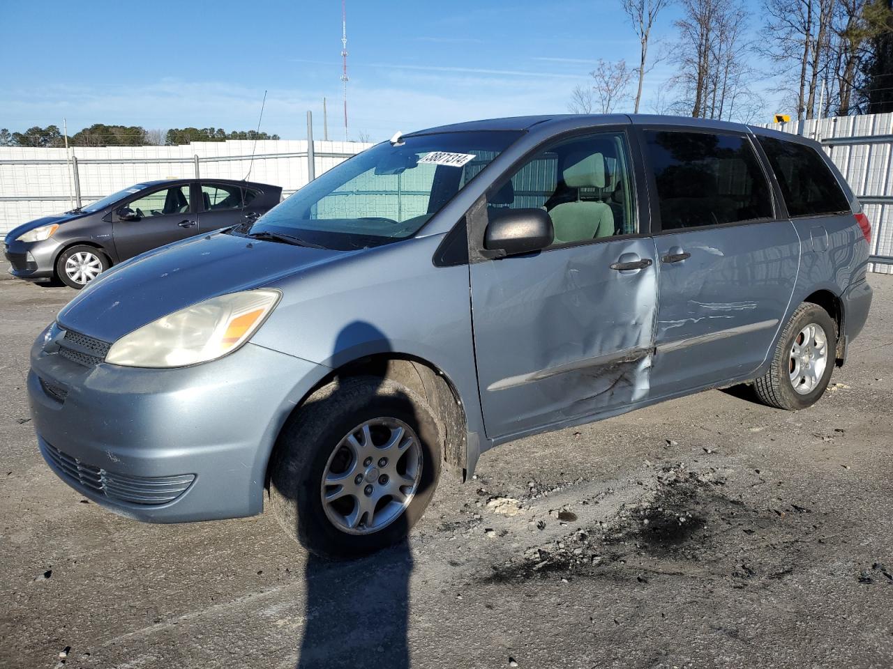 TOYOTA SIENNA 2004 5tdza29c44s024432