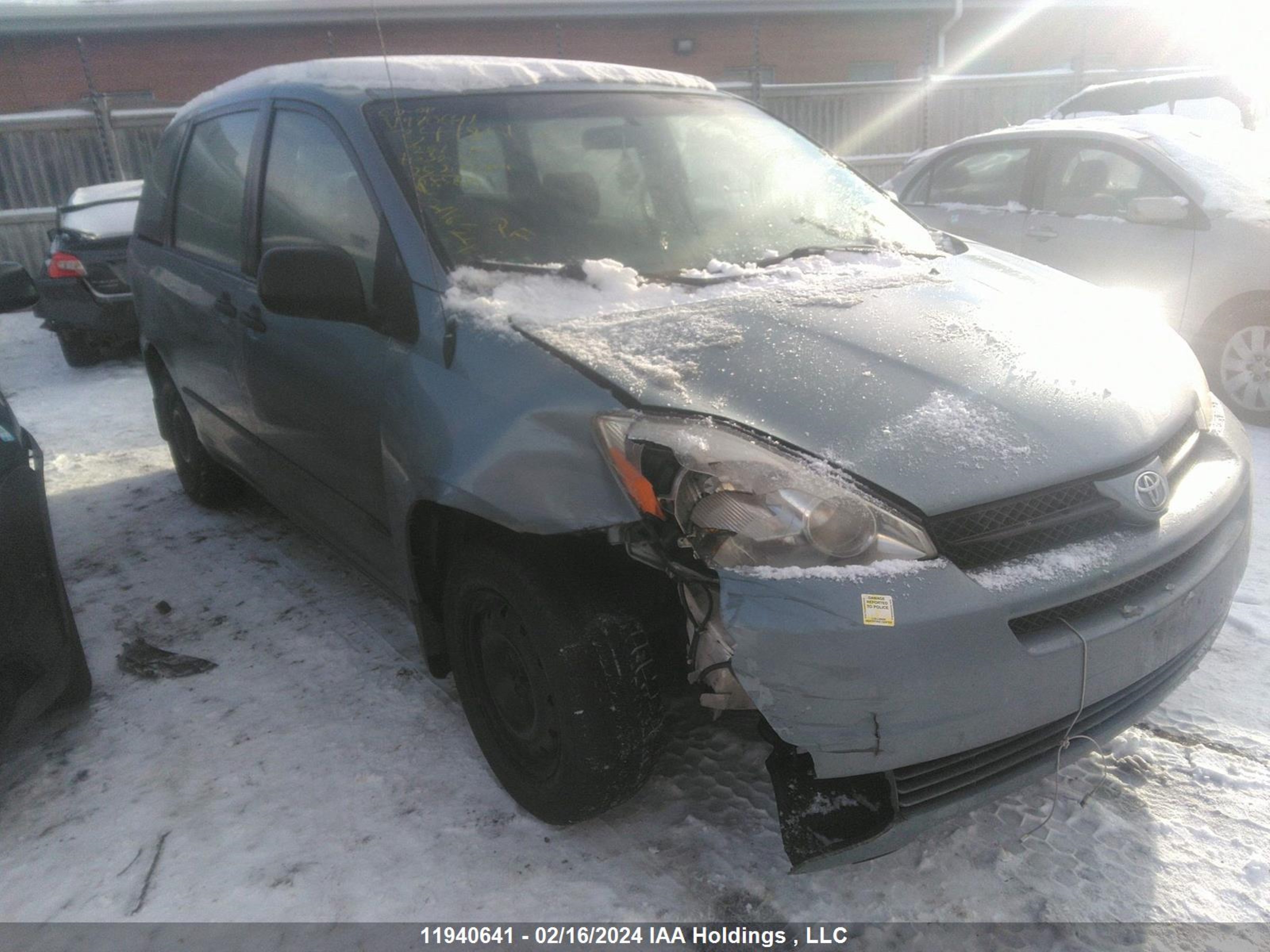 TOYOTA SIENNA 2005 5tdza29cx5s341861