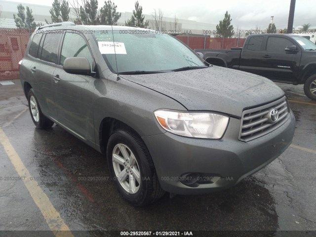 TOYOTA HIGHLANDER 2010 5tdza3eh0as007209