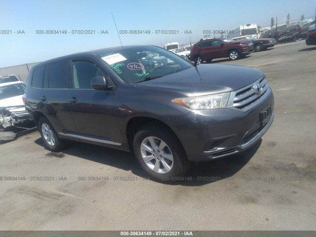 TOYOTA HIGHLANDER 2011 5tdza3eh0bs014260