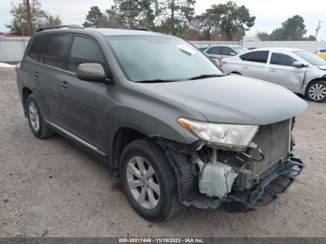 TOYOTA HIGHLANDER 2012 5tdza3eh0cs017225