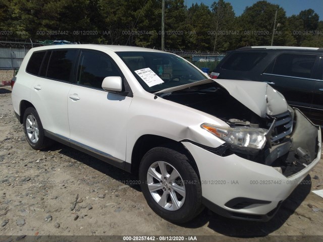 TOYOTA HIGHLANDER 2012 5tdza3eh0cs017385