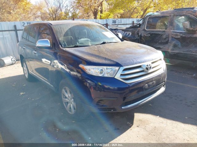 TOYOTA HIGHLANDER 2012 5tdza3eh0cs023980