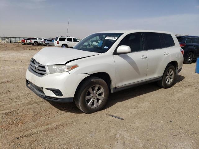 TOYOTA HIGHLANDER 2012 5tdza3eh0cs025048