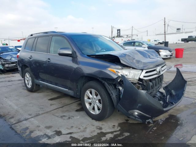 TOYOTA HIGHLANDER 2012 5tdza3eh0cs027558