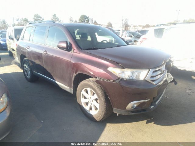 TOYOTA HIGHLANDER 2012 5tdza3eh0cs030220