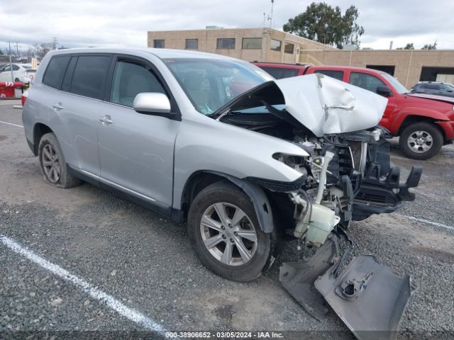 TOYOTA HIGHLANDER 2013 5tdza3eh0ds033619