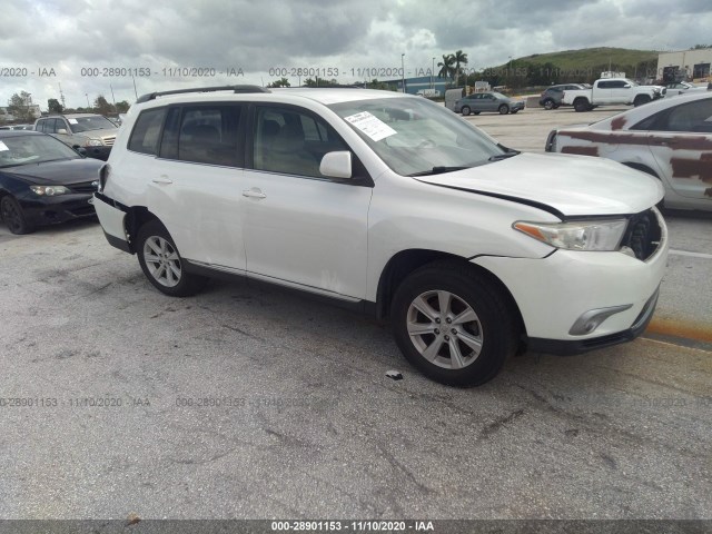 TOYOTA HIGHLANDER 2013 5tdza3eh0ds035211