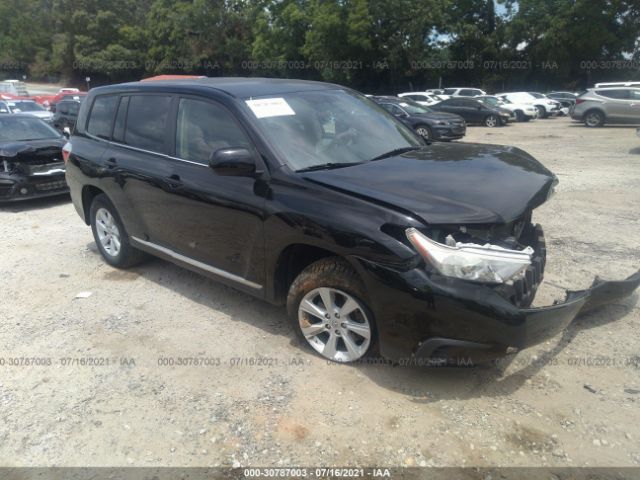 TOYOTA HIGHLANDER 2013 5tdza3eh0ds042742