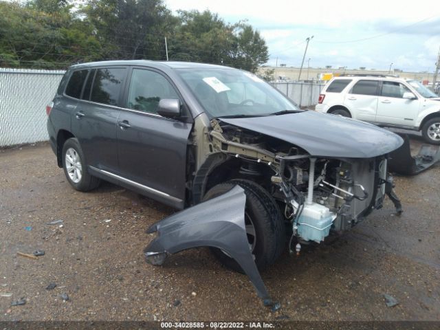 TOYOTA HIGHLANDER 2013 5tdza3eh0ds045902