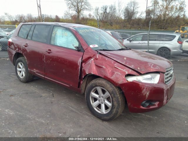 TOYOTA HIGHLANDER 2010 5tdza3eh1as006053