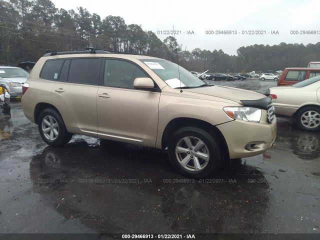 TOYOTA HIGHLANDER 2010 5tdza3eh1as007350