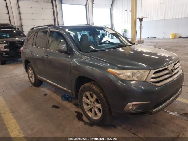 TOYOTA HIGHLANDER 2011 5tdza3eh1bs009651