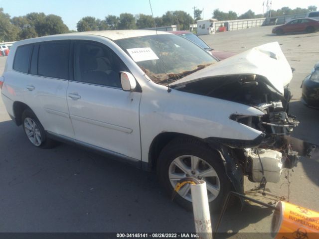 TOYOTA HIGHLANDER 2011 5tdza3eh1bs010024