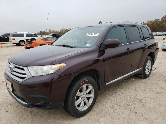 TOYOTA HIGHLANDER 2011 5tdza3eh1bs012307