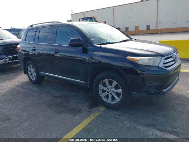 TOYOTA HIGHLANDER 2011 5tdza3eh1bs014882