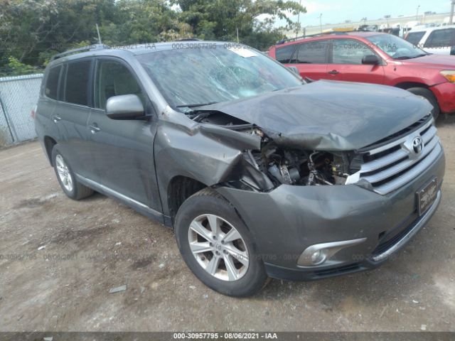 TOYOTA HIGHLANDER 2012 5tdza3eh1cs020246