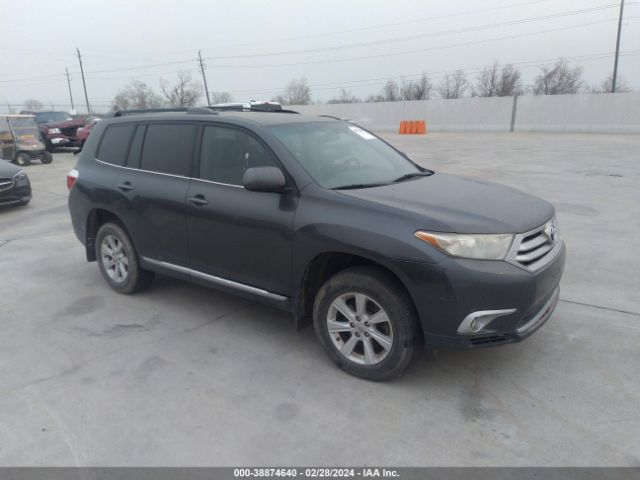 TOYOTA HIGHLANDER 2012 5tdza3eh1cs021266