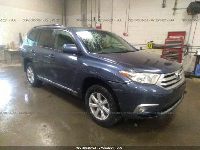 TOYOTA HIGHLANDER 2012 5tdza3eh1cs023437