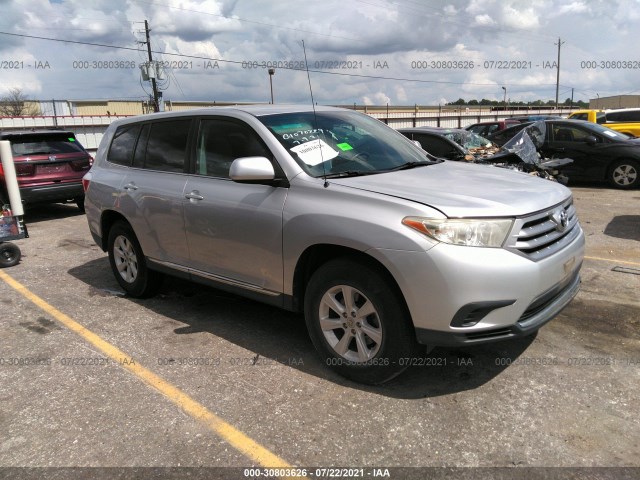 TOYOTA HIGHLANDER 2012 5tdza3eh1cs023812