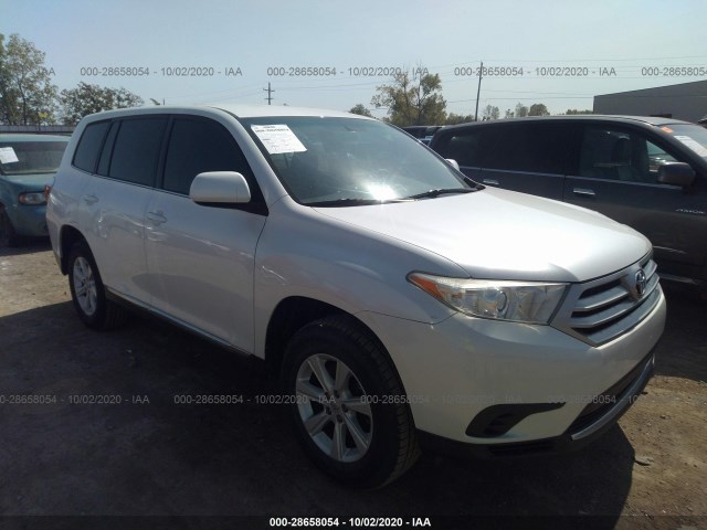 TOYOTA HIGHLANDER 2013 5tdza3eh1ds045083