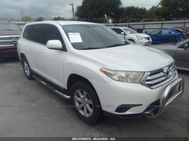 TOYOTA HIGHLANDER 2013 5tdza3eh1ds046542