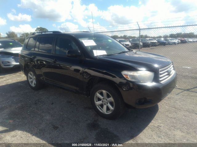 TOYOTA HIGHLANDER 2010 5tdza3eh2as007583