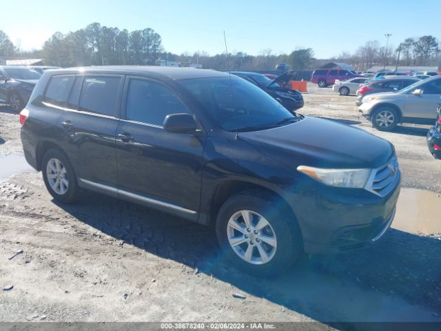 TOYOTA HIGHLANDER 2011 5tdza3eh2bs008833