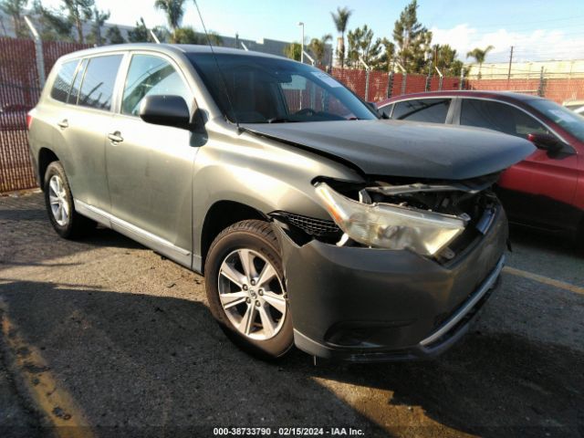 TOYOTA HIGHLANDER 2011 5tdza3eh2bs009092