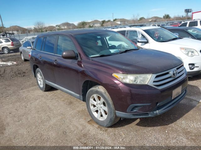 TOYOTA HIGHLANDER 2011 5tdza3eh2bs009576