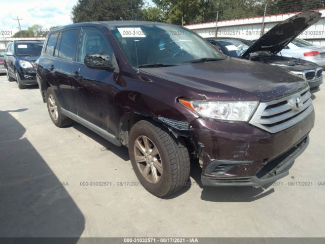 TOYOTA HIGHLANDER 2011 5tdza3eh2bs012140