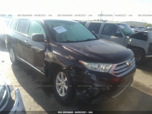 TOYOTA HIGHLANDER 2011 5tdza3eh2bs012445