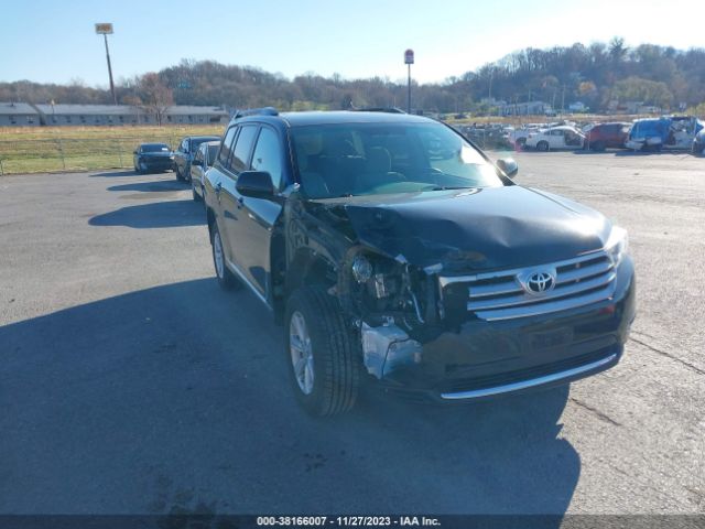 TOYOTA HIGHLANDER 2011 5tdza3eh2bs015491