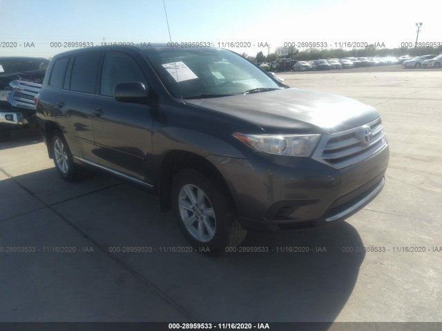 TOYOTA HIGHLANDER 2012 5tdza3eh2cs017906