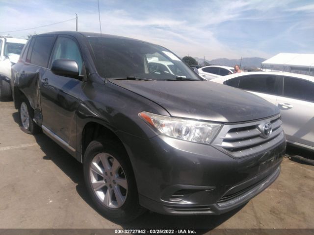 TOYOTA HIGHLANDER 2012 5tdza3eh2cs018988