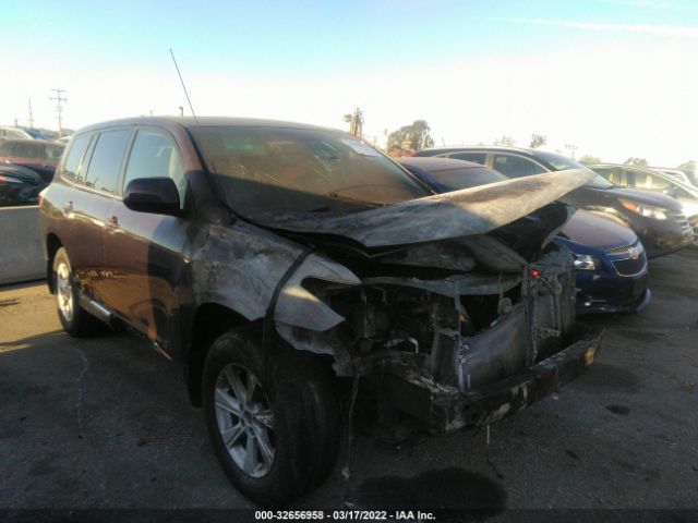 TOYOTA HIGHLANDER 2012 5tdza3eh2cs019140