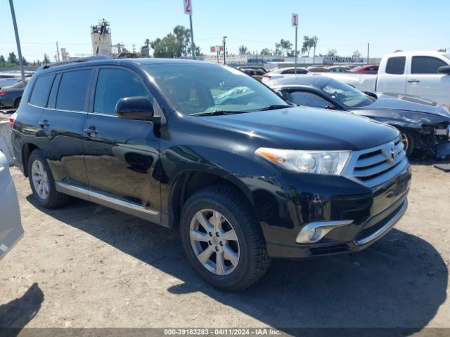 TOYOTA HIGHLANDER 2012 5tdza3eh2cs019509