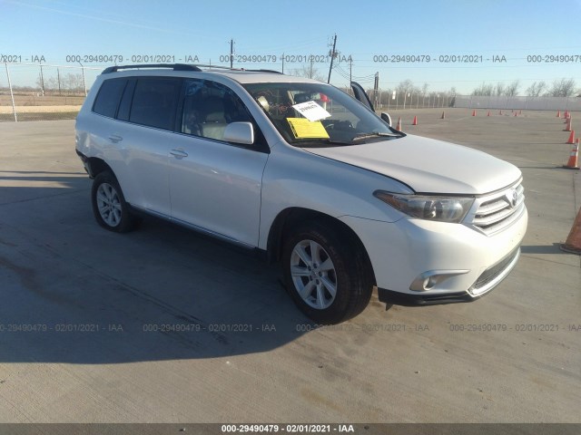 TOYOTA HIGHLANDER 2012 5tdza3eh2cs029165