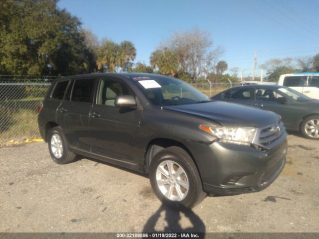 TOYOTA HIGHLANDER 2012 5tdza3eh2cs029991