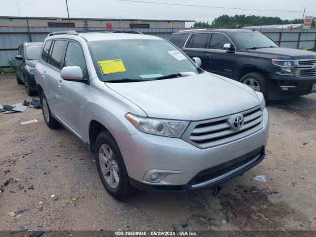 TOYOTA HIGHLANDER 2013 5tdza3eh2ds033038