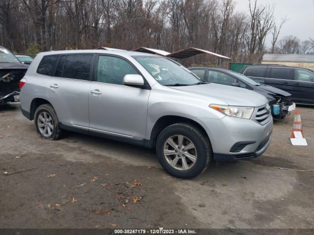 TOYOTA HIGHLANDER 2013 5tdza3eh2ds033525