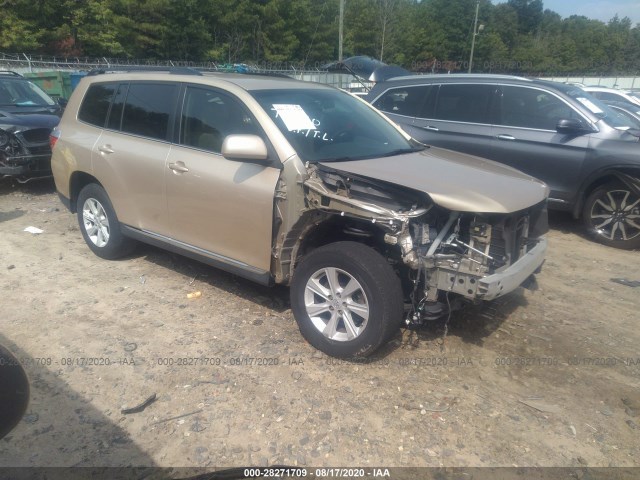 TOYOTA HIGHLANDER 2013 5tdza3eh2ds041057