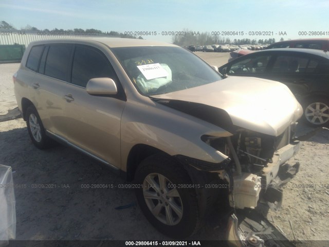 TOYOTA HIGHLANDER 2013 5tdza3eh2ds045058