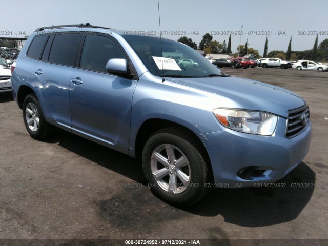 TOYOTA HIGHLANDER 2010 5tdza3eh3as005115