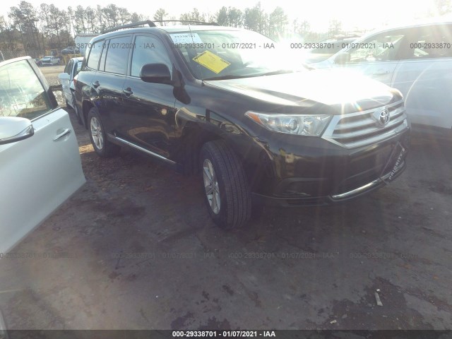 TOYOTA HIGHLANDER 2011 5tdza3eh3bs009277